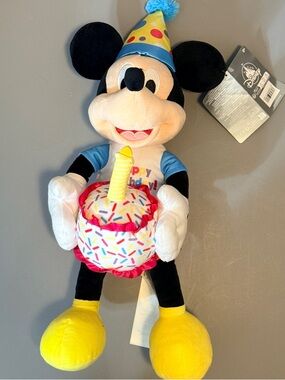 Disney Red & Black Plush Character with Tag